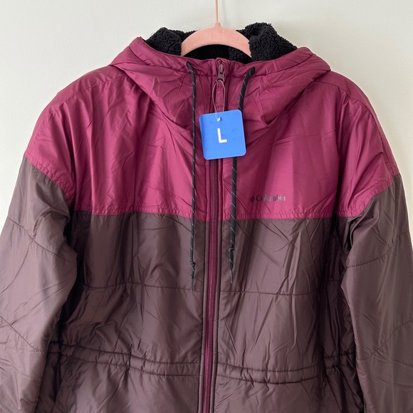 Columbia Sherpa Fleece Lined Hooded Puffer Coat - Picture 2 of 16